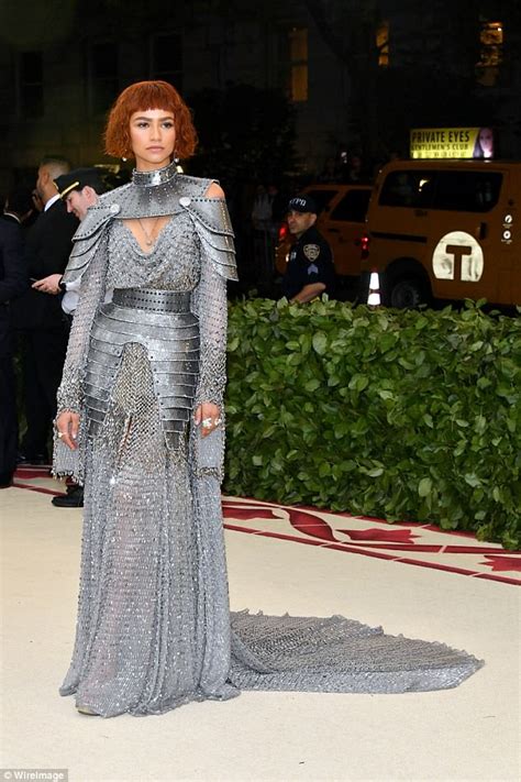 zendaya joan of arc dress.